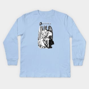 Justice Meow! Kids Long Sleeve T-Shirt